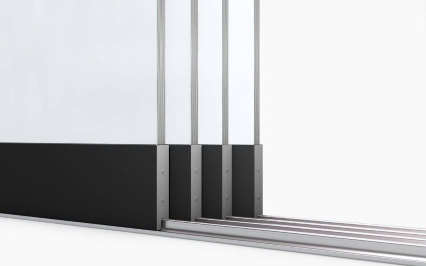 Glazen Schuifwand comfort plus 4 spoor - Pieters Buitenverblijven