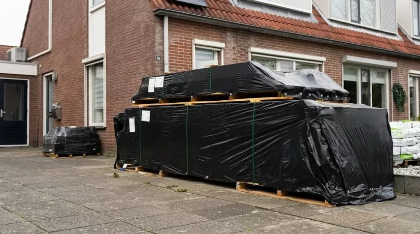 Bouwpakket Douglas overkapping - Pieters Buitenverblijven