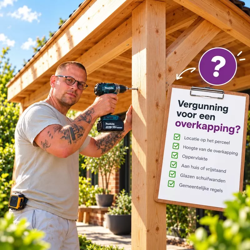 Heb je een vergunning nodig voor een overkapping - Pieters buitenverblijven